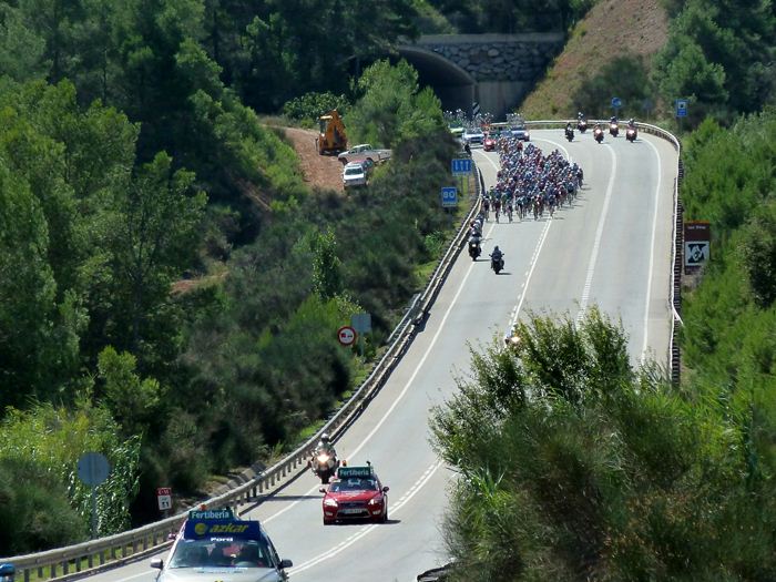 Vuelta ciclista a España. Vista general.