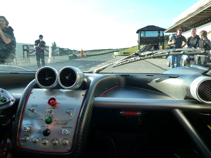 Pagani Zonda R. Salida a la pista. Circuito Ascari. Ronda, Málaga