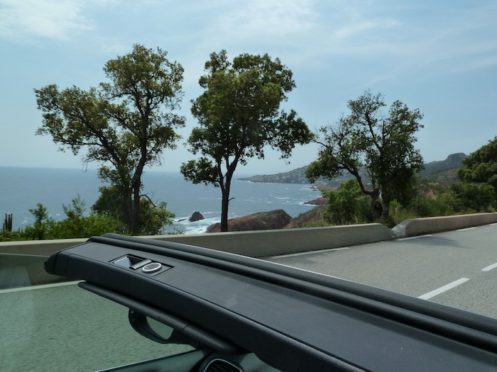 Costa azul desde descapotable Niza - Saint Tropez