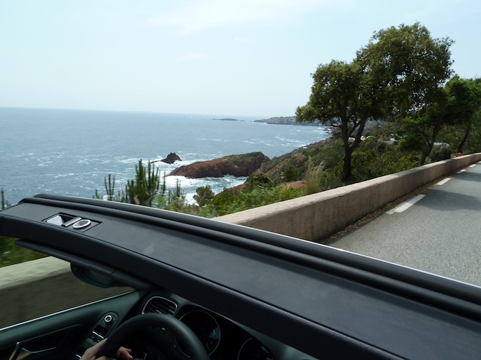 Desde Niza a Saint Tropez. Carretera de la costa.