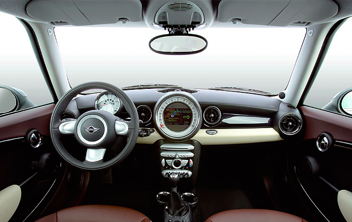 Prueba Mini One-D Clubman 1.6d DOHC 16v. Salpicadero