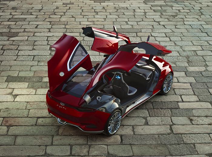 Ford EVOS Concept Alas de gaviota