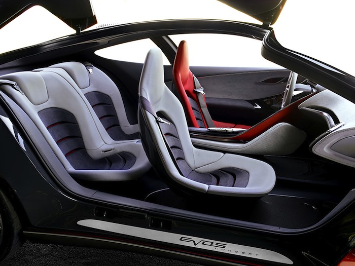Ford EVOS Concept. Asientos