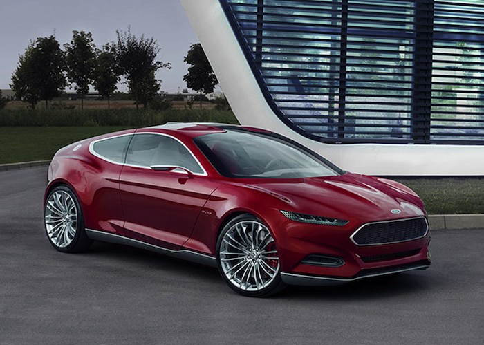 Ford EVOS Concept. Vista tres cuartos delantero