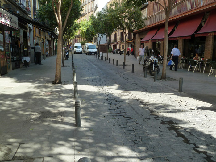 Adoquines. Madrid. Calle de Cuchilleros
