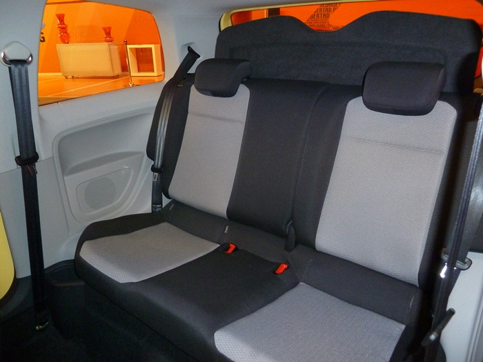 Asientos posteriores. Seat Mii.