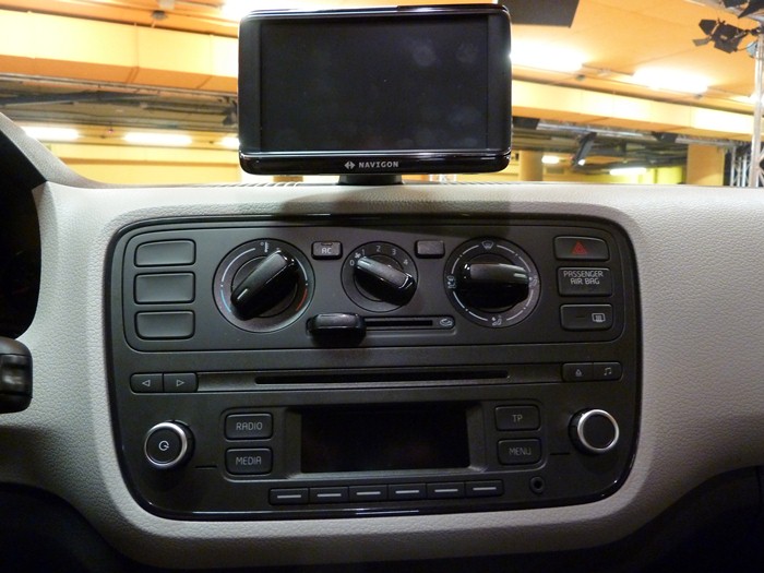 Seat Mii. Cuadro de mandos.