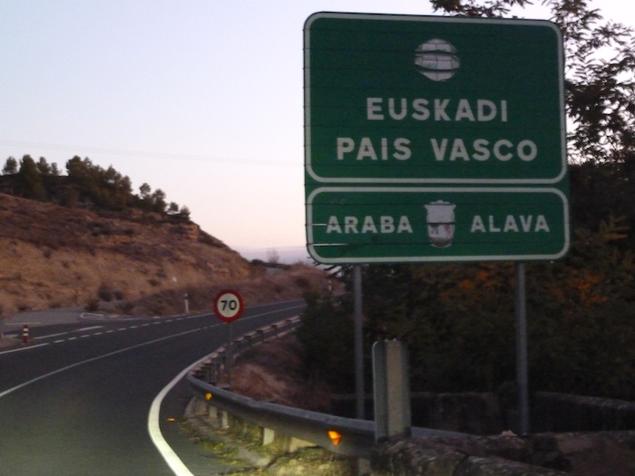 País Vasco. Frontera con La Rioja.