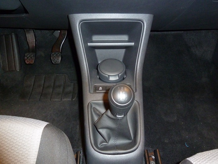 Consola central. Seat Mii.