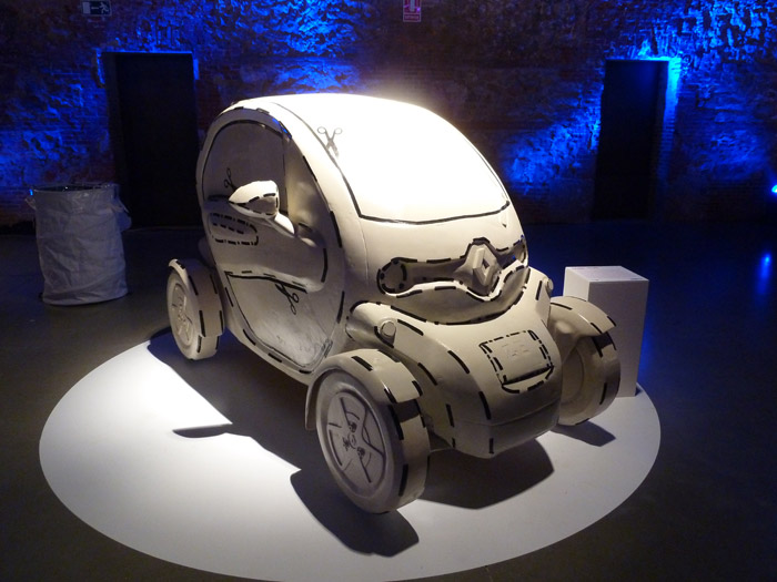 Renault Twizy. Exposición. Matadero de Madrid. Daniel Silvo. Portapack