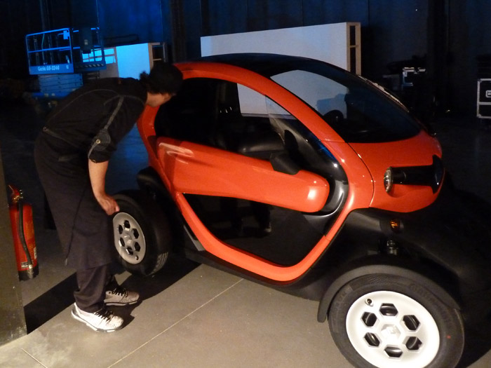 Renault Twizy. Eléctrico. Matadero de Madrid