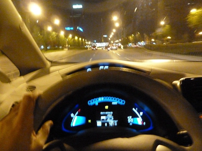 Nissan Leaf. En modo ECO. Recorrido 70 km. Ciudad