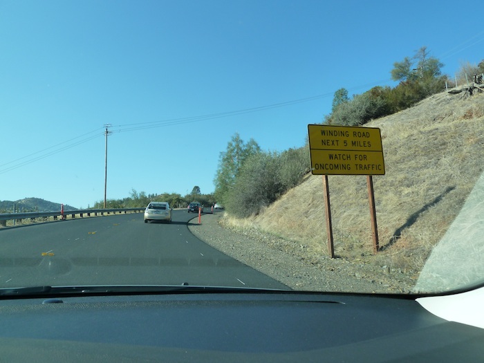 USA winding road. Carretera sinuosa. EEUU.