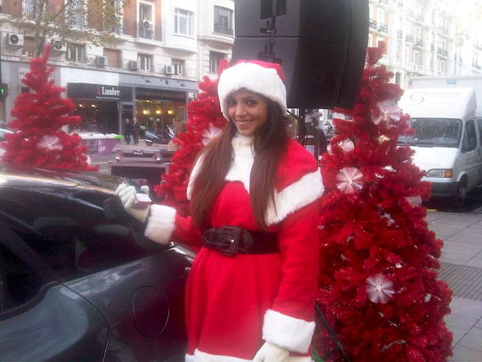 Mama Noel de Citroen, en la calle Jorge Juan