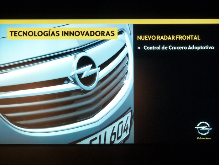 Opel Insignia. Nuevo Radar frontal.