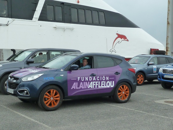 El director general de Afflelou en España, Florent Carriere, en el Desierto de los Niños