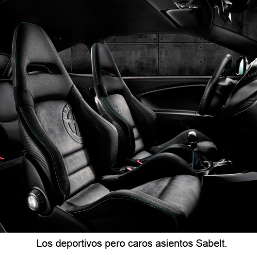 Los deportivos pero caros asientos Sabelt