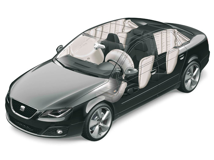 Seat Exeo 2.0-TDI 120 CV. Airbag