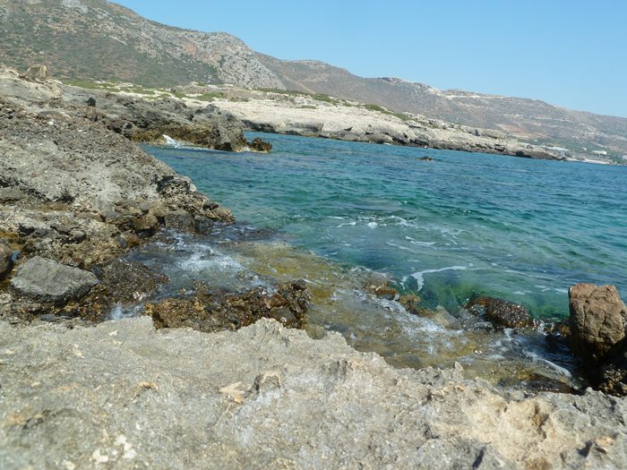 Vista de Creta tumbado en mi parcela