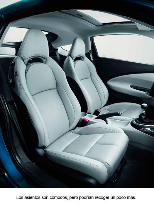 Honda CR-Z. Asientos delanteros.