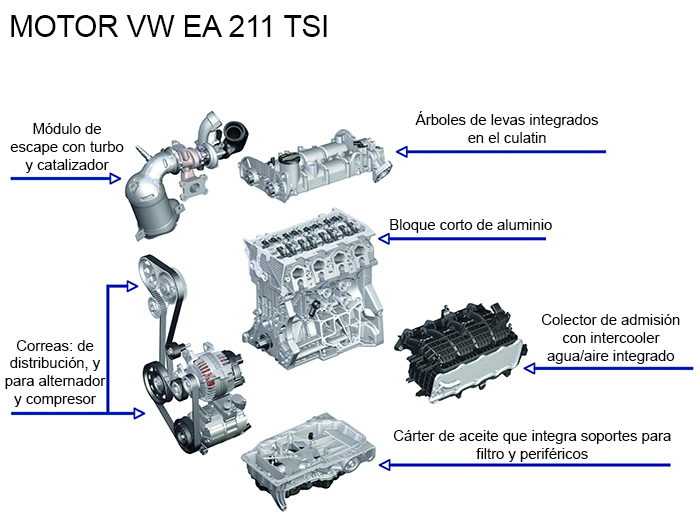 Volkswagen Polo. Motor.