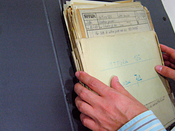 Datos del 125S de 1948