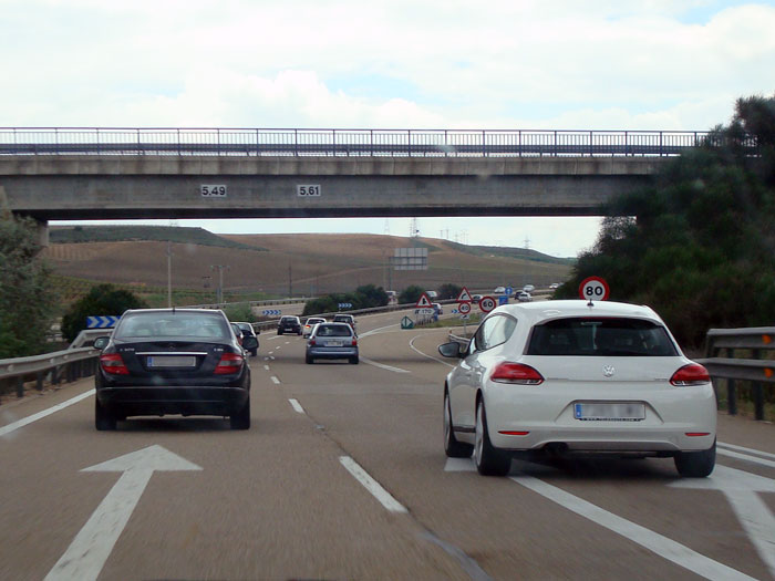 Que no, Sr. Ministro. Tráfico, autovía