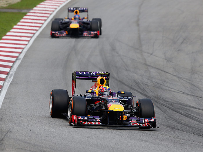 Fórmula 1. Malasia 2013. Vettel y Webber