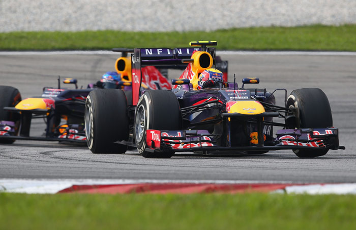 Fórmula 1. Malasia 2013. Vettel y Webber