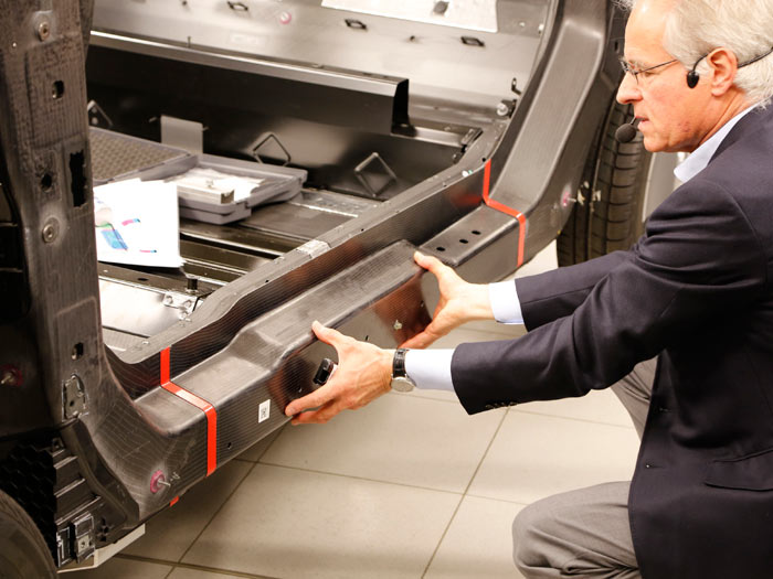 BMW i3. Estructura fibra de carbono