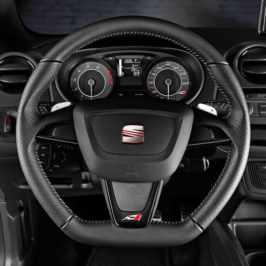 SEAT Ibiza Cupra. Prueba interesante. Volante