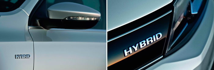Volkswagen Jetta Hybrid. Anagrama