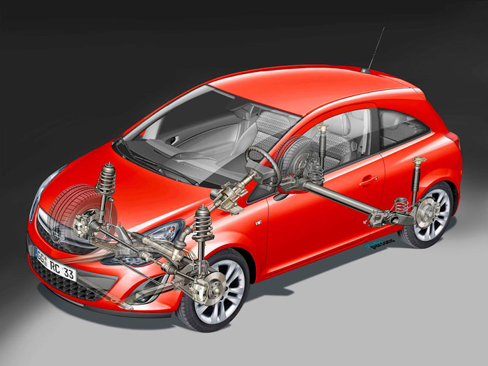 Opel Corsa. Prueba de consumo. Suspensión Opel Corsa. Prueba de consumo. Suspensión