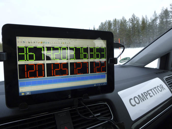 Continental ContiWinterContact TS 850. Tracción y frenada.