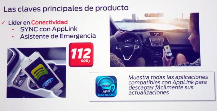 Ford tourneo Courier 2014. Rueda de prensa. Conectividad