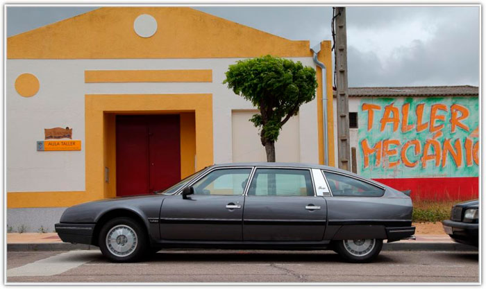 Un CX de carrocería alargada “Prestige”, en este caso con motor Turbo. El coche de los Presidentes de la República Francesa, empezando por Giscard d’Estaing.