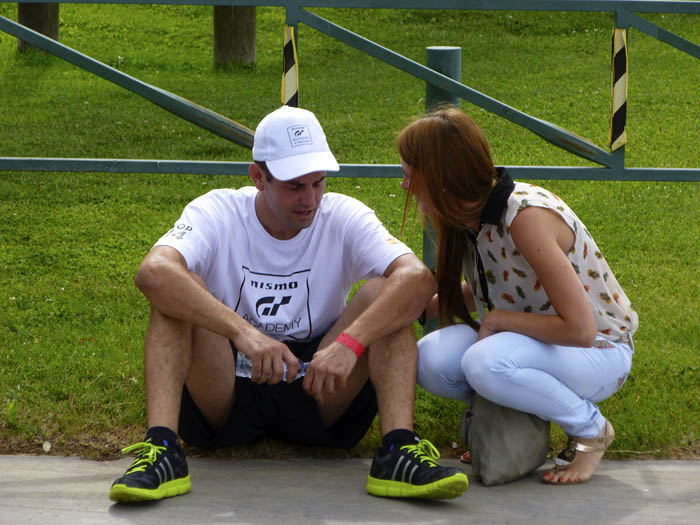 GT Academy. Consuelo tras el esfuerzo.