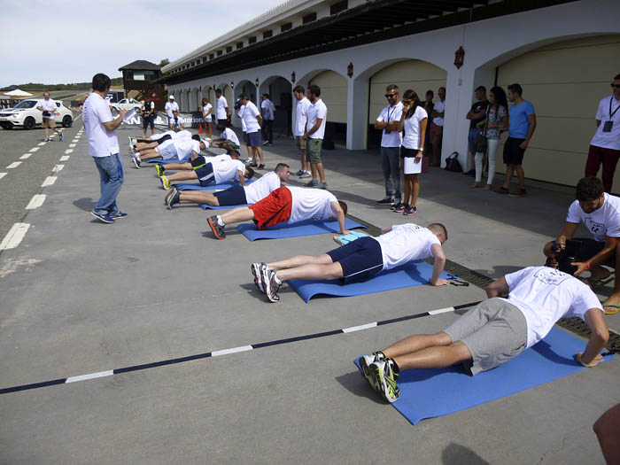 GT Academy. Pruebas físicas. Flexiones.