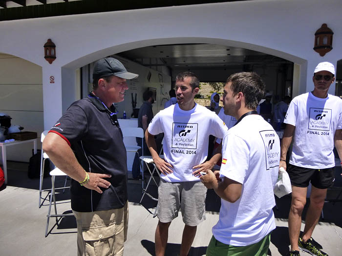 GT Academy 2014. Instructores y participantes.