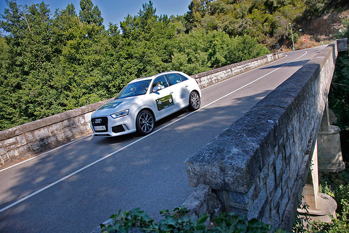 El Audi Q3 2.5 RS quattro sin duda era el más prestacional del plantel, pero también se bebió 66 litros de gasolina. No obstante, con sólo 8 minutos de penalización, dejó atrás a unos cuantos rivales.