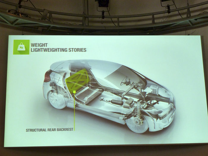 Renault Eolab.  Respaldo posterior