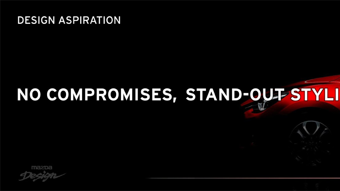 Mazda2. Diseño. Design. No compromises. Sin compromisos.
