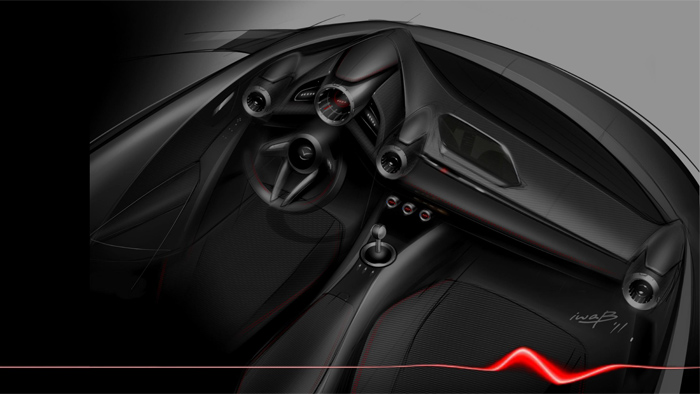 Mazda2 Interior Design. Diseño interior.