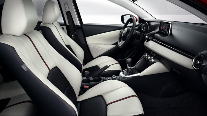 Mazda2 Interior Design. Diseño interior. Front seats. Asientos