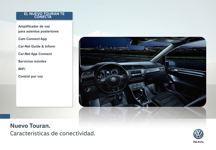 Volkswagen Touran 2016. Conectividad