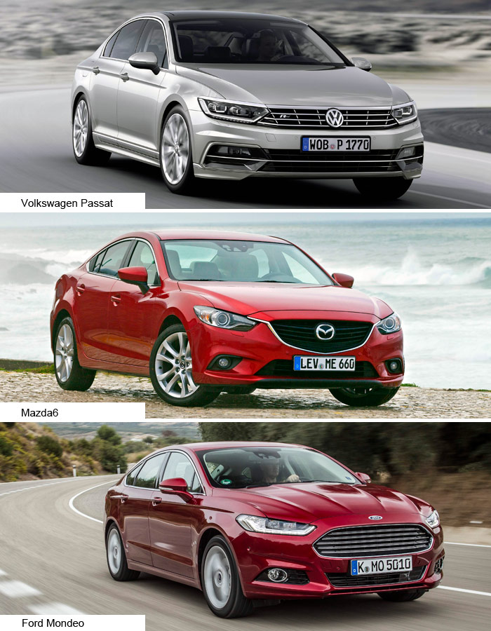 Prueba de consumo (195): Mondeo/Mazda6/Passat (150 a 180 CV)