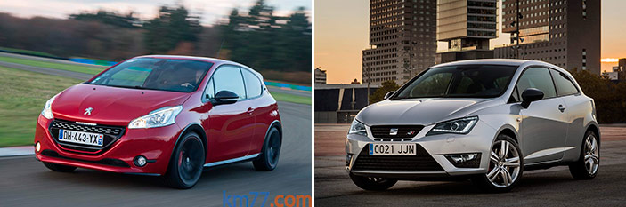 Prueba comparativa interesante (57): Peugeot 208 GTi by Peugeot Sport (1.6-THP 208 CV) / Seat Ibiza Cupra SC (1.8-TSI 192 CV)