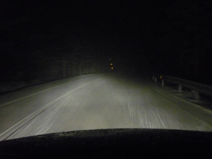 Conducir sobre nieve con neumáticos de invierno