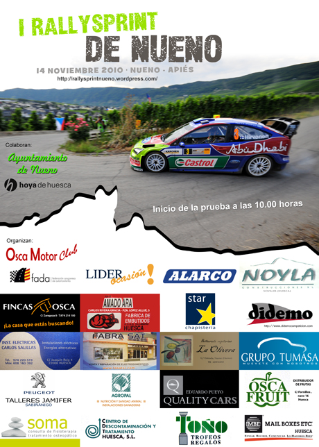 I Rallysprint de Nueno.