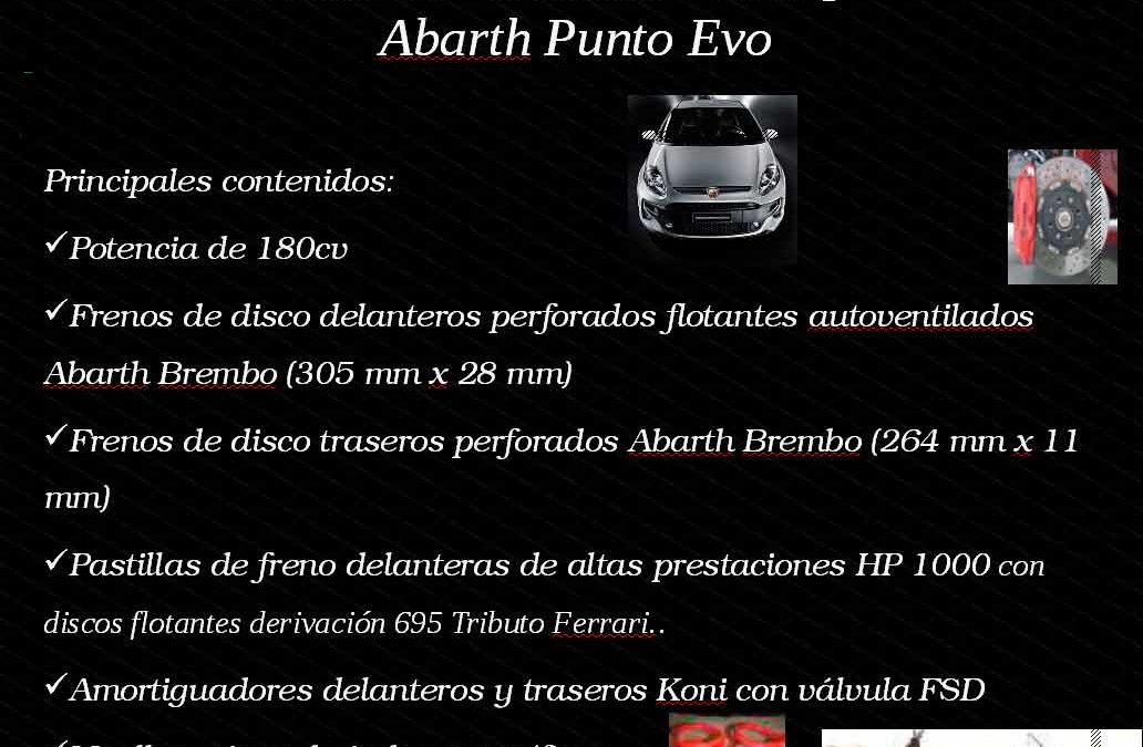 Abarth Punto EVO 1.4 Multiair Turbo 180CV KIT ESSEESSE